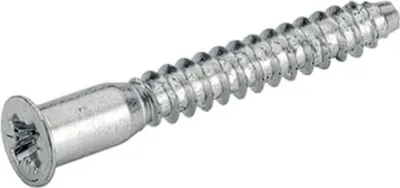 Produktbild von Hettich Einteilverbinder Direkta 2 6,3x38mm , Stahl chromatiert