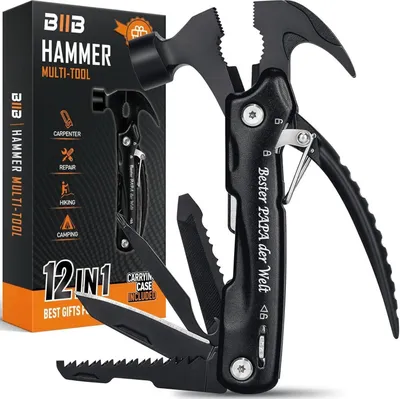 Obrázek produktu pro BIIB Multitool Hammer 12 v 1 pro muže Den otců Vánoce