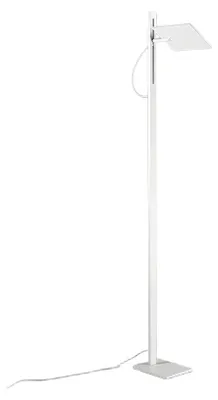 Image de Lampadaire Led De Salon Blanc, 24W 2160Lm, Réglable En Hauteur Et Orientable À 340, Interrupteur On/Off, Cct Et Variateur À Pied