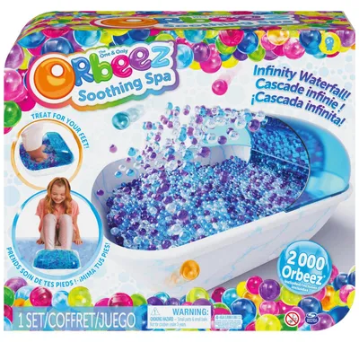Produktbild von Wasserperlen Wasserkugeln Sensorik-Spielzeug - 2000 Stück - Knetbar und weich - Fußbad-Set