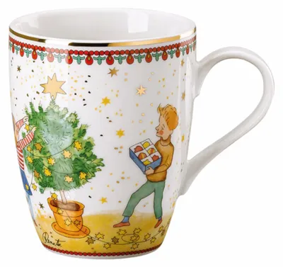 Produktbild von Hutschenreuther Sammelkollektion 2024 Becher mit Henkel Weihnachtsleuchten Zeitlich limitierte Edition 02476-727474-15505