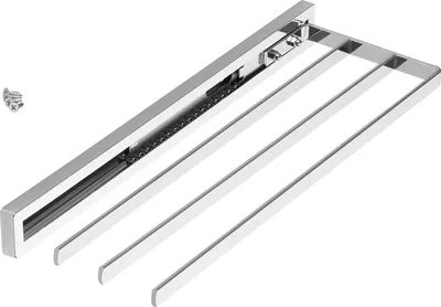Produktbild von SOTECH Handtuchauszug STYLE 3-armig Chrom poliert 415 mm Auszugsweg 300 mm