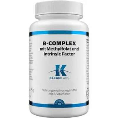 Obrázok produktu pre B-komplex m.Methylfolat+Intrinsic Fact.Klean Labs 60 St