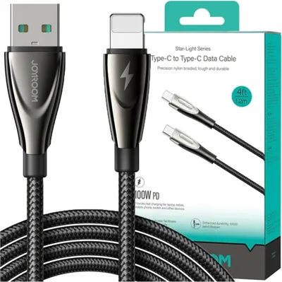 Immagine prodotto di Cavo Pioneer 3A Usb Do Ligtning Joyroom Sa31-Al3 / 3A / 1,2M (Czarny)