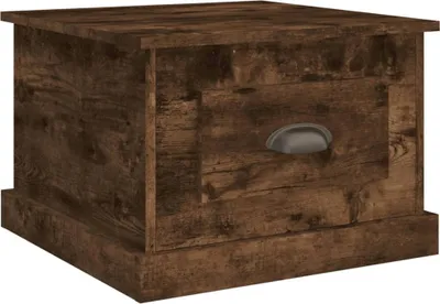 Obrázok produktu pre vidaXL Konferenčný stolík Smoked Oak 50x50x35 cm Inžinierske drevo