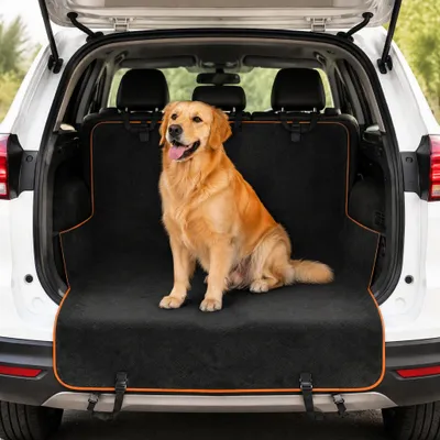 Imagen del producto de Funda impermeable para perros, diseñada para el maletero del coche