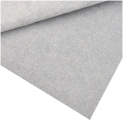 Produktbild von Bastelfilz mit Glitzer 30x40cm Dekofilz Filzplatten Filzstoff 1mm, beige-grau