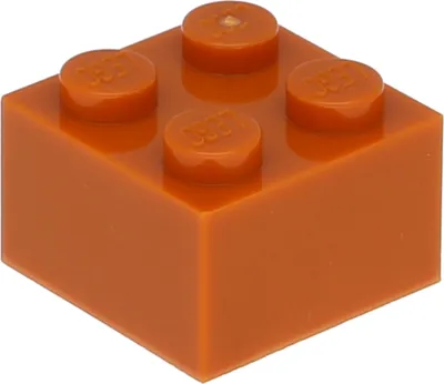 Produktbild von Lego® 2x2 Stein 3003 - 100 Stück Dunkles Orange