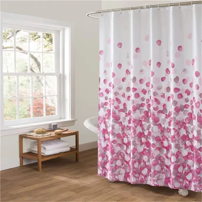 Image de Rideau de douche 240x200 cm avec anneaux