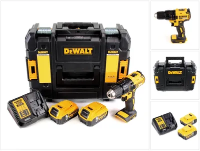 Produktbild von DeWalt DCD 777 P2 Akku Bohrschrauber 18V 65Nm Brushless + 2x Akku 5,0Ah + Ladegerät + TSTAK