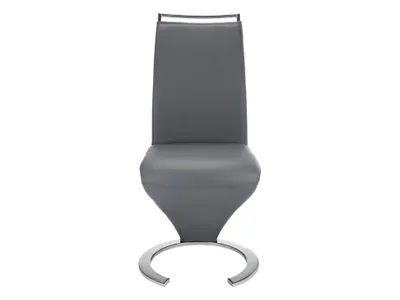 Produktbild von 2er-Set TWIZY Stühle - Graues Ökoleder