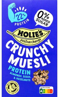 Immagine prodotto di Holie's Crunchy Muesli Protein 400g - Muesli croccante e ricco di proteine per il fitness