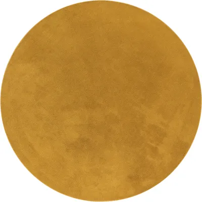 Produktbild von Moderner Wohnzimmer Teppich Kurzflor Waschbar Weich Felloptik Anti-Rutsch Grösse 80 cm Rund