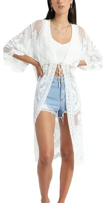 Produktbild von Bohemian Lockere Kaftan Strandkleid Bikini Cover-Up