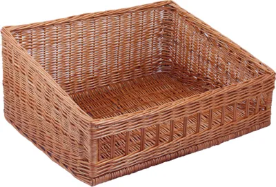 Produktbild von Systemregalkorb, Brotkorb, Brötchenkorb, Thekenkorb, 50x60x16/27cm, gestäbt