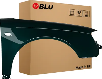 Zdjęcie produktu dla BLU Błotnik pasujący do Audi A4 B7 LZ6E Prawy Zielony TiefGrün CambridgeGrün | 2004-2008 | Przedni Przód | Lakierowany | Gotowy do montażu  | Stal