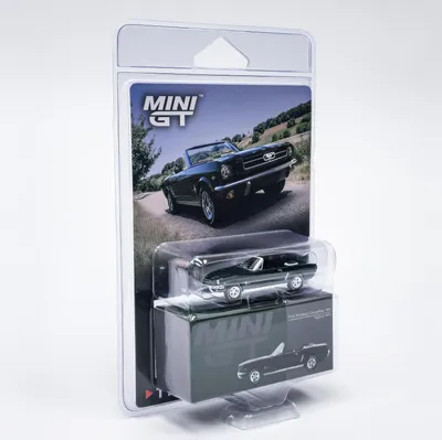 Produktbild von _Ford Mustang Cabrio 1964 Highland Green – BLISTER – Mini GT 1:64