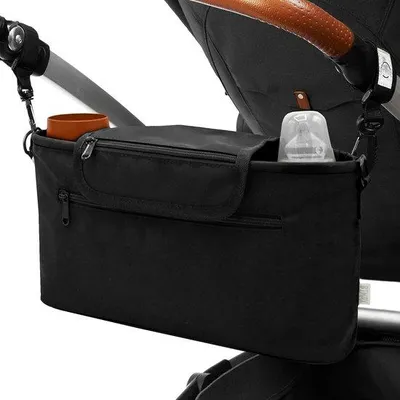 Productafbeelding van Famanu kinderwagenorganizer met gratis bevestigingshaken - Praktisch ontwerp