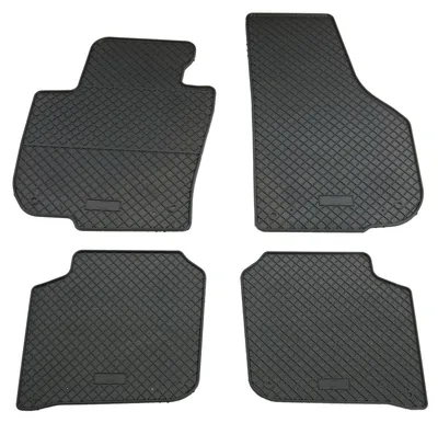 Gummifußmatten Set 4-teilig für Skoda Superb 2 (2008-), schwarz