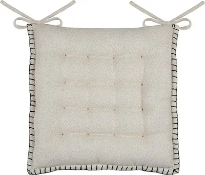 Obrázek produktu pro Prošívaný sedák na židli s vázáním, 38 x 38 cm, ALINE
