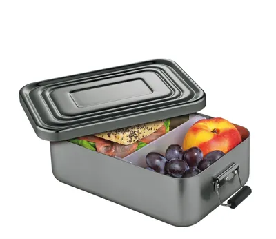 Produktbild von Küchenprofi 1001461318, Lunch container, Adult, Anthrazit, Aluminium, Einfarbig, Rechteckig