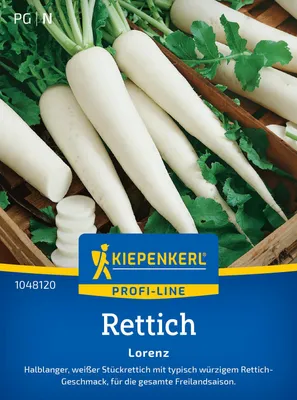 Produktbild von Kiepenkerl Rettichsamen Lorenz F1 Raphanus sativus niger 3-5 lfd. Meter