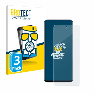 Produktbild von 3x BROTECT Entspiegelungs Schutzglas für Samsung Galaxy A51 5G / A51 Schutzfolie Panzer Folie Glas Display Schutz matt