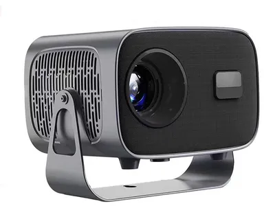 Image de Projecteur intelligent ZELURXX avec Android 11, prise en charge 4K, mise au point automatique, correction automatique de la distorsion trapézoïdale, rotation à 360°, double Wi-Fi, Bluetooth 5.2