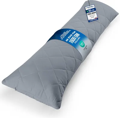 Obrázek produktu pro Polštář do postele, rozměry 40 x 145 cm - šedý