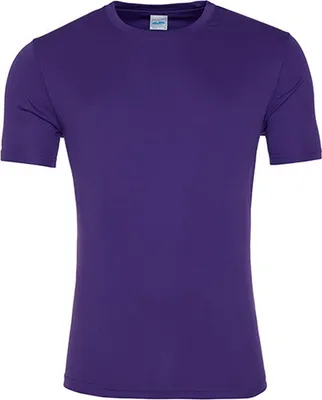 Immagine prodotto di Just Cool JC020 | Uomo Cool Smooth T / fattore di protezione UV 30+ - Colore: Viola - Taglia: 3XL