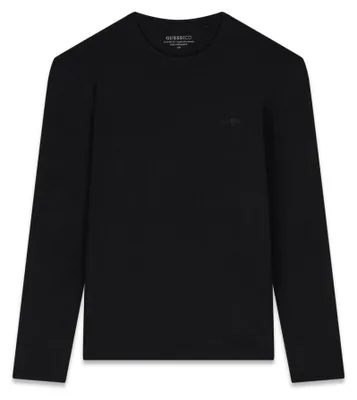 Immagine prodotto di guess t-shirt uomo guess m6yi28 k3733 cn ls core jblk black