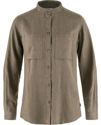 Obrázek produktu pro Fjällräven Dámská krátkoběžná blůza Övik Hemp, barva Suede Brown, velikost M