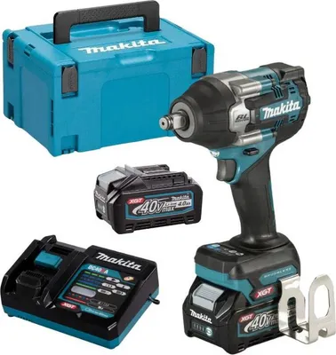 Produktbild von Makita TW007GM201, Schlagschrauber, Bürstenlos, Schwarz, Blau, 1/2", 2300 RPM, 760 Nm
