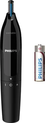Produktbild von Philips NT1650/16 Nass-/Trocken-Nasen-/Ohren-Trimmer, Batteriebetrieb, abwaschbar, Langhaarschneider