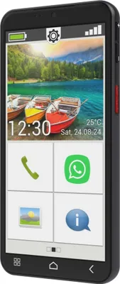 Produktbild von Emporia emporiaSMART.6lite, 13,8 cm (5.45"), 6 GB, 128 GB, 13 MP, Android 13, Schwarz, Silber