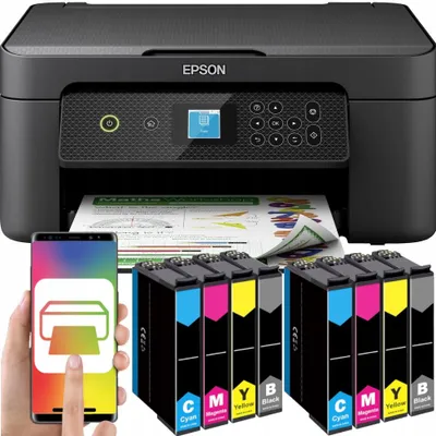 Obrázok produktu pre Tlačiareň Epson XP-3200, multifunkčná (tlač, skenovanie, kopírovanie), duplexná tlač, Wi-Fi, tlač z mobilných zariadení, zásobníky atramentu 604XL, USB