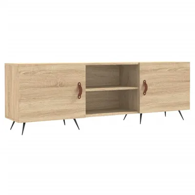 Image de vidaXL Armoire TV Chêne Sonoma 150x30x50 cm Bois composite