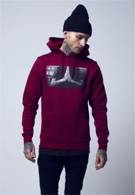 Image de Hommes Mr. Tee Pray Hoody rubis - S