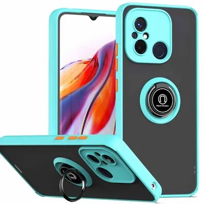 Obrázek produktu pro Pro Xiaomi Redmi 11A / 12C / Poco C55 / PC Design Ring Magnet Cover Pouzdro na mobilní telefon Ochranné kryty New