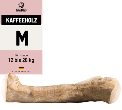 Obrázek produktu pro Kávové dřevo pro psy – hračka pro psy, 100% přírodní, veganská, bez kofeinu