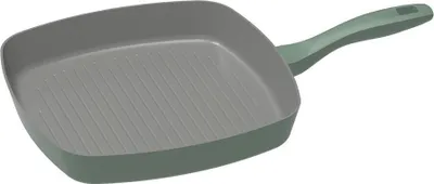 Image de Michelino Alythia Poêle à griller 28 cm, Adaptée à l'induction & Antiadhésive Vert