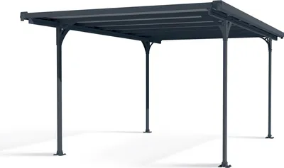 Produktbild von Palram - Canopia Aluminium Carport Verona 5000 Anthrazit 500x297x218 cm