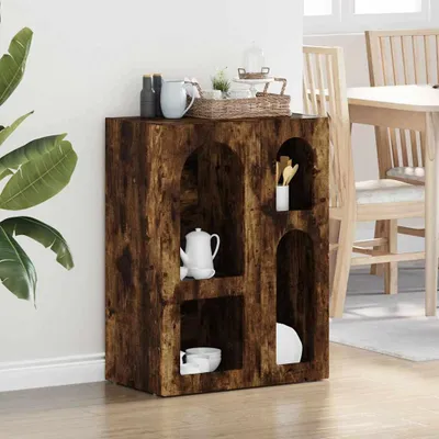 Immagine prodotto di vidaXL Credenza laterale, legno impiallacciato effetto noce, 59 x 35 x 80,5 cm