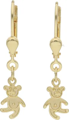 Produktbild von JuwelmaLux Kinder Ohrhänger 333 Gold Teddybär JL30-06-2351