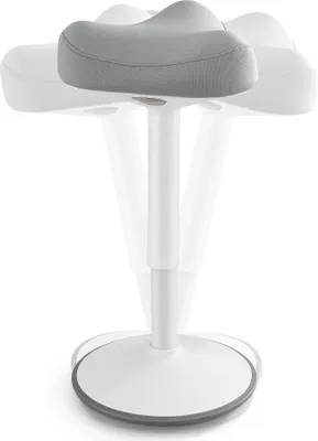 Produktbild von SONGMICS Stehhocker um 360° neigbar, großer Sockel, Anti-Rutsch, grau