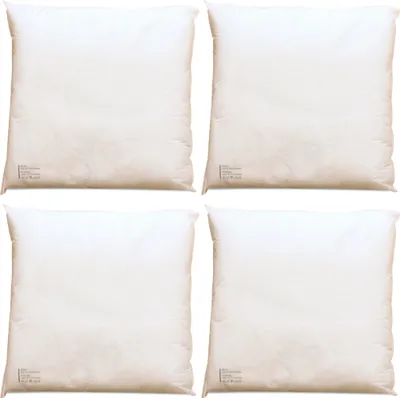 Produktbild von 4er Set Kissenfüllung 50x50 cm weiche Innenkissen für Zierkissen