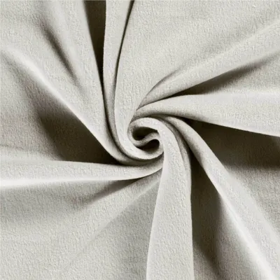 Fleecestoff Vliesstoff Fleece Stoff Zuschnitt ab 0,5m Meterware am Stück lichtgrau