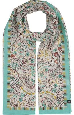 Produktbild von Stola Schal mit romantischem Paisley-Design in Seidenmischung
