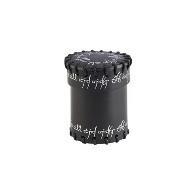 Produktbild von CELV101 - Elbisch Würfelbecher, schwarz, Leder