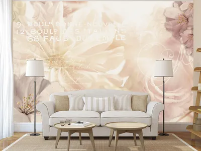 Produktbild von Vlies Fototapete 400x280 cm Tapeten Wandtapete XXL Blumen b-C-0093-a-c